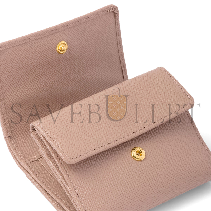 PRADA SMALL SAFFIANO LEATHER WALLET 1MH043 (10*8.5cm)
